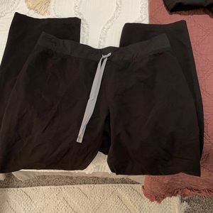 Black figs scrub pants